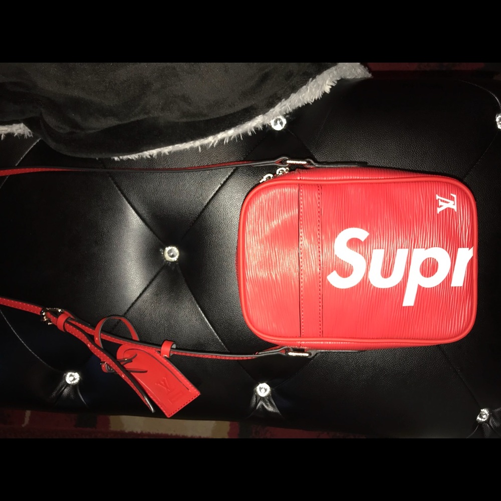 Supreme red bag